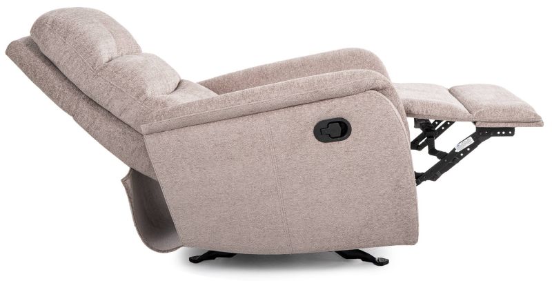 Relaxačné kreslo, tmavobéžová látka, Signal, JOWISZ RAVEN