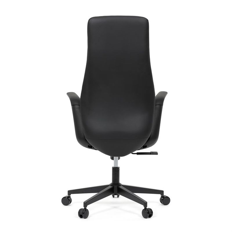 Kancelárske kreslo, čierna, ekokoža, 120 kg, KA-T8325 BK