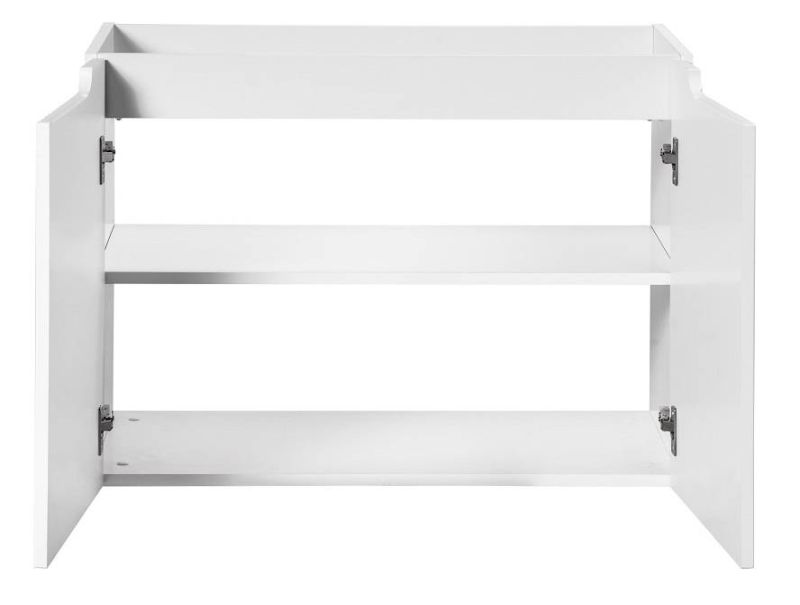 Skrinka pod umývadlo, 80cm, biela, NOVA WHITE 82-80-2D