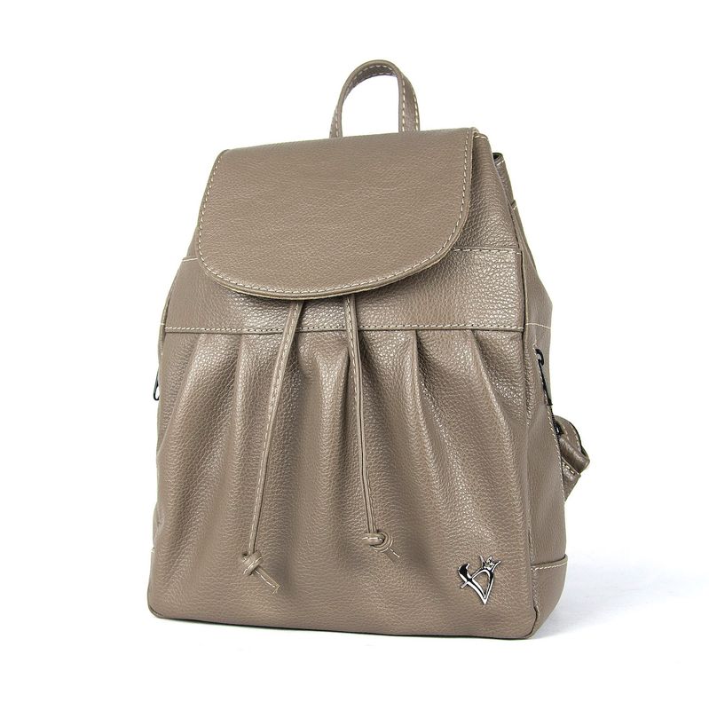 Módny kožený ruksak z pravej kože č.8665 v Cachi farbe