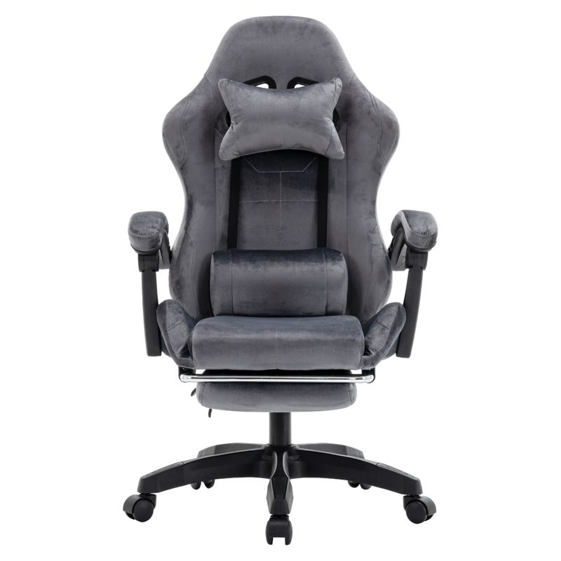 Kancelárske, herné kreslo, sivá látka, LOPES