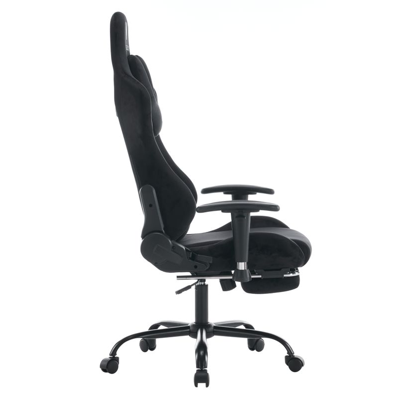 Kancelárske, herné kreslo, čierna látka, SALOP