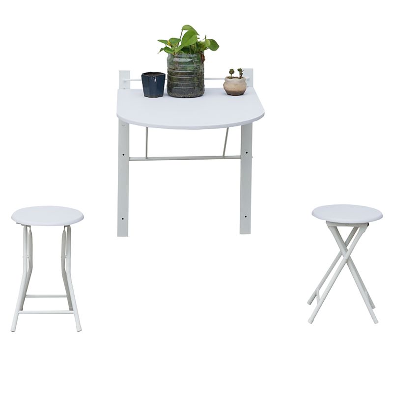 Jedálenský set 1+2, 60x80cm, MDF, biely, AMADEO NEW