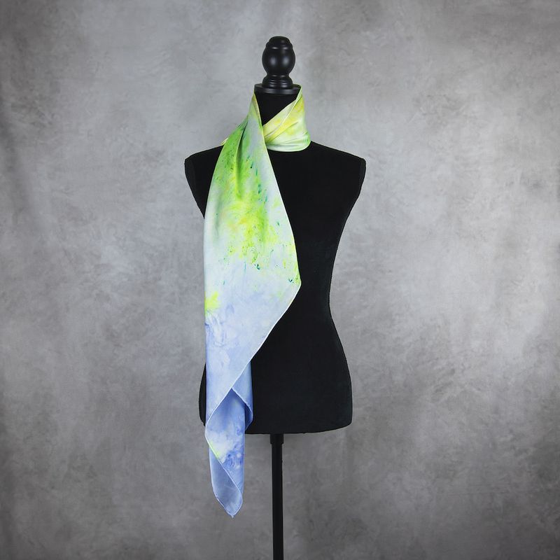 Ručne vyrábaná Hodvábna Šatka LIMITED_278, Jeden kus