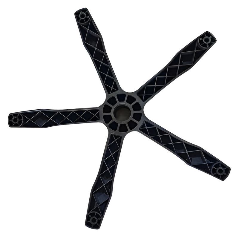 Podstava, čierna-sivá, polomer 32 cm, PODSTAVA TYP 7