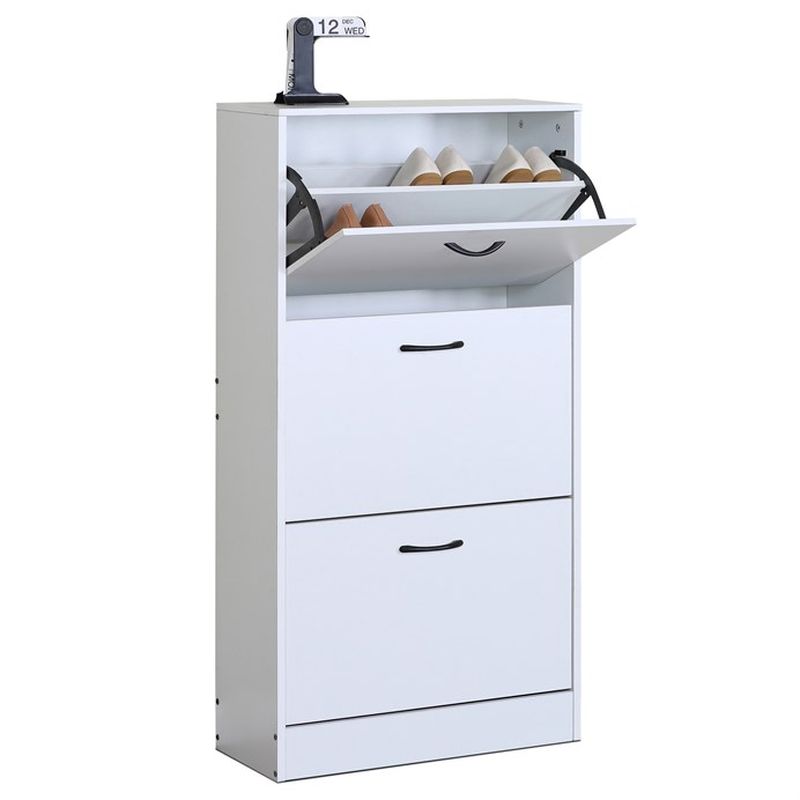 Botník, 60cm, MDF, biely, ABO-G1016 WT