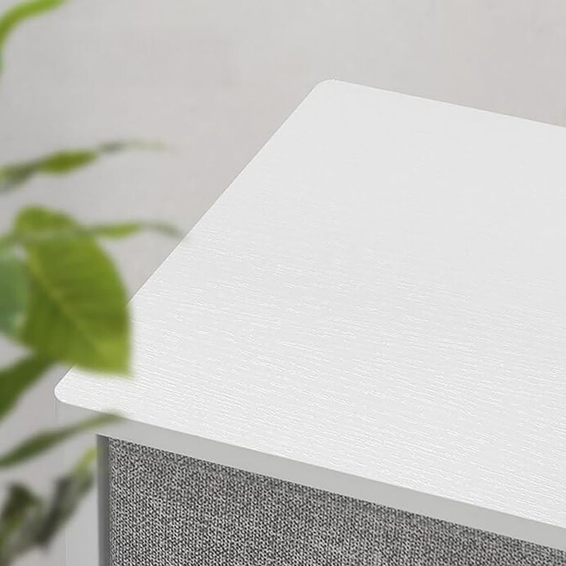 Komoda, 80cm, kov, sivá, AUK-E1024 GREY