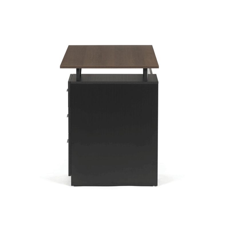 Kancelársky PC stôl, 120x60cm, orech, APC-3218 OAK