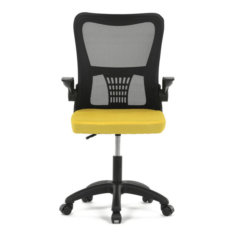 Detská stolička, žltá, sieťovina, 90 kg, KA-K2006 YEL