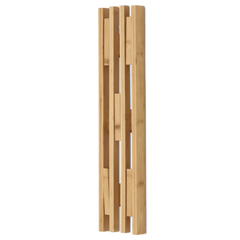 Nástenný vešiak, 14cm, bambus, prírodný, DR-B023 NAT