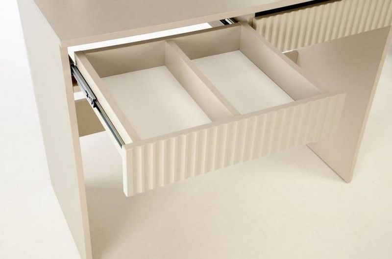 Toaletný stolík, 94cm, kašmír, HOLLYWOOD 2