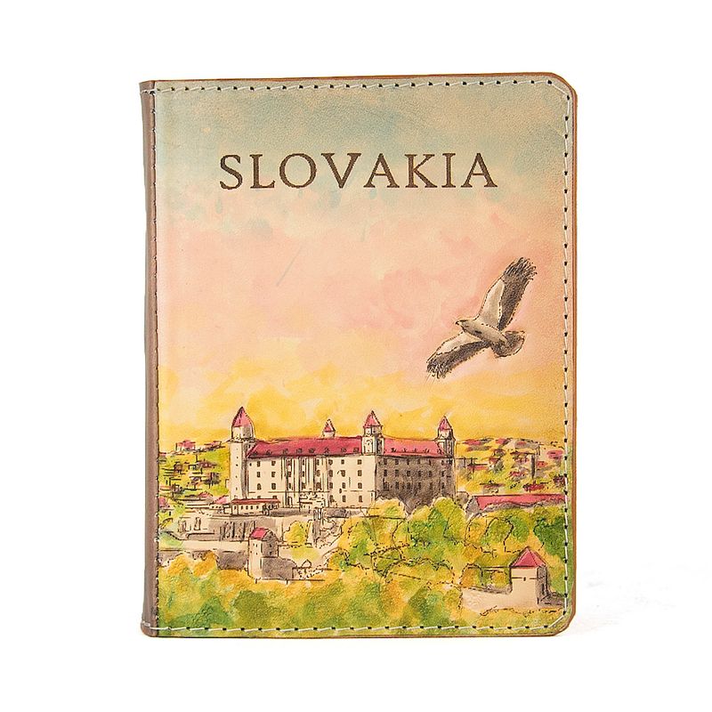 Ručne tvarovaný, vyklepávaný reliéfny kožený zápisník – Slovensko, Bratislavský Hrad 5