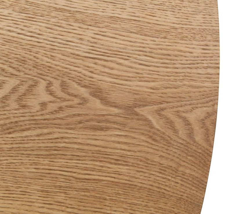 Jedálenský stôl, okrúhly 100cm, MDF, dub, ANGEL 100
