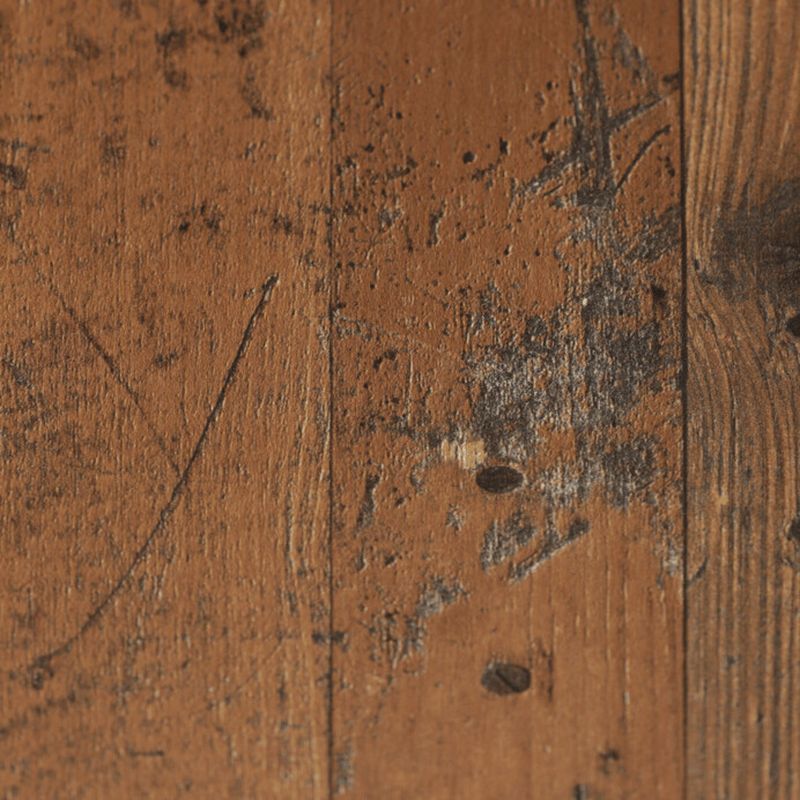 Jedálenský set 1+4, 110x70cm, MDF, staré drevo, látka hnedá, AUTRON