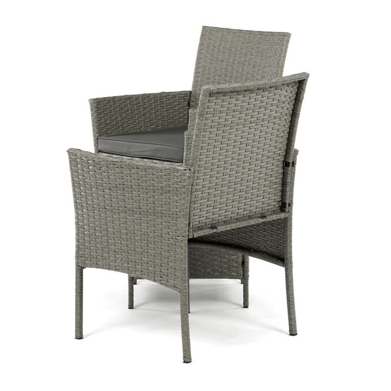 Záhradný set 1+2, polyratan, sivý, AZS-A1102 GREY