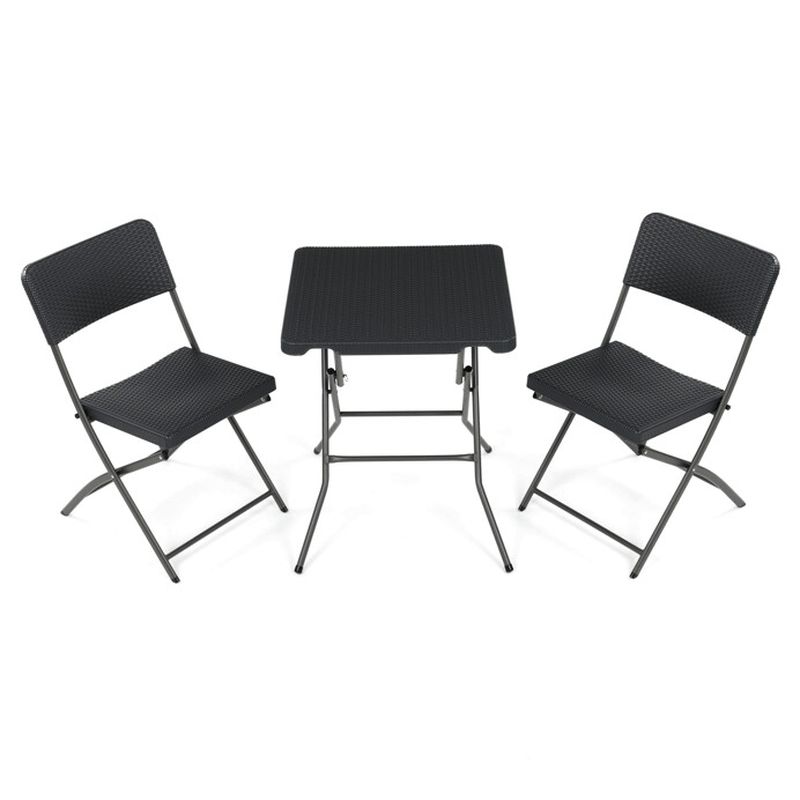 Záhradný set 1+2, kov, plast, sivý, AZS-L2161 GREY