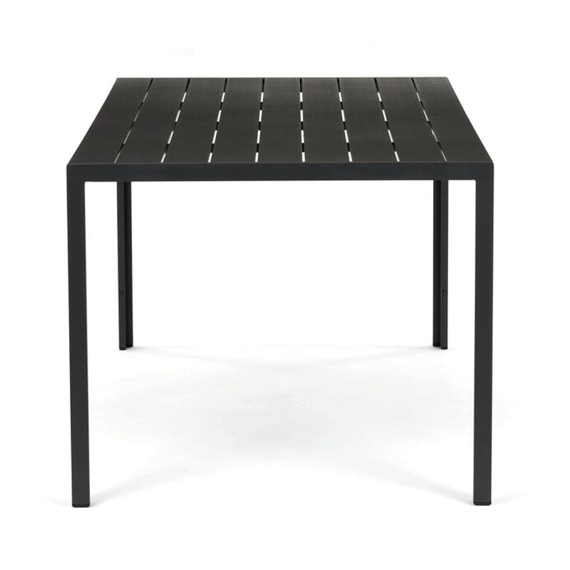 Záhradný stôl 180x90cm, hliník, polywood, sivý, AZT-C1211 GREY