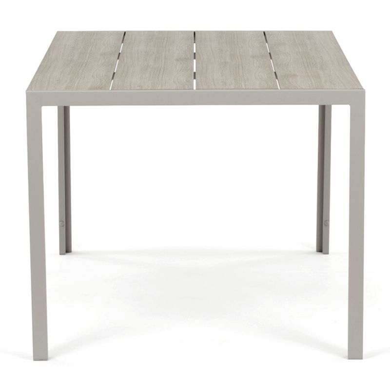 Záhradný stôl 150x89cm, kov, polywood, béžový, AZT-S1215 CRM