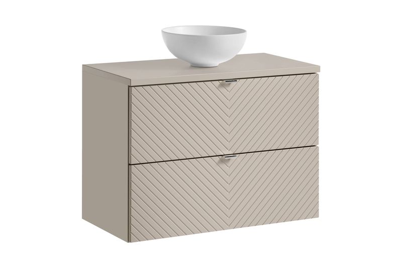 Skrinka pod umývadlo, 80cm, kašmír mat, VIVA CASHMERE 82-80-2S