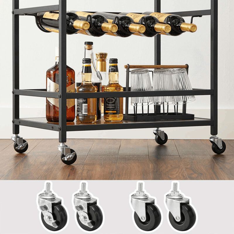 Pojazdný úložný vozík, 60cm, hnedý, APV-E1187 OLW