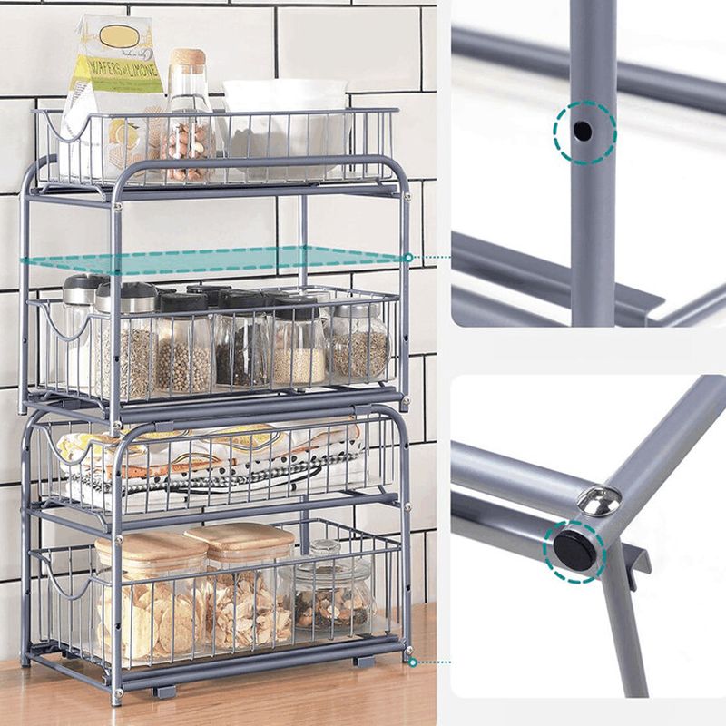 Organizér, 21cm, kov, strieborný, AUK-E1017 CR