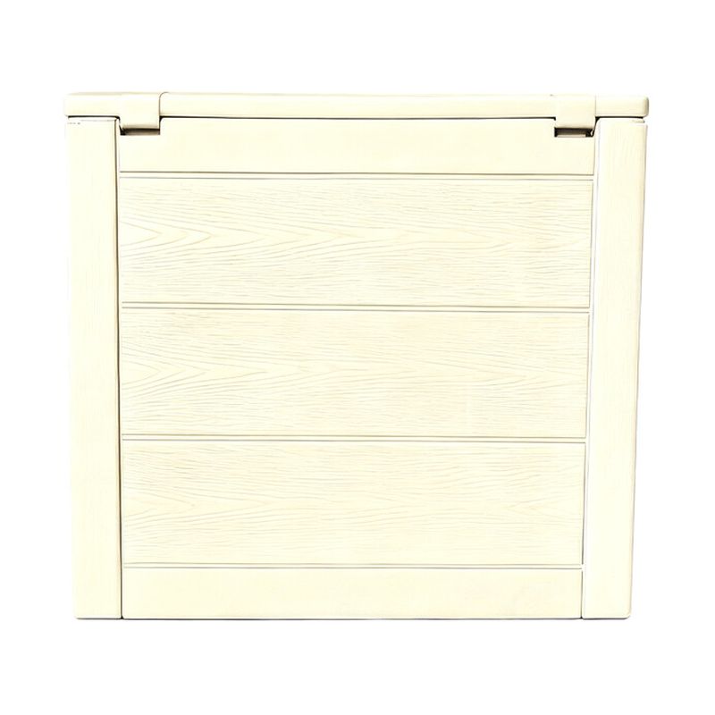Záhradný úložný box, 56cm, plast, béžový, AZB-G2035 CRM