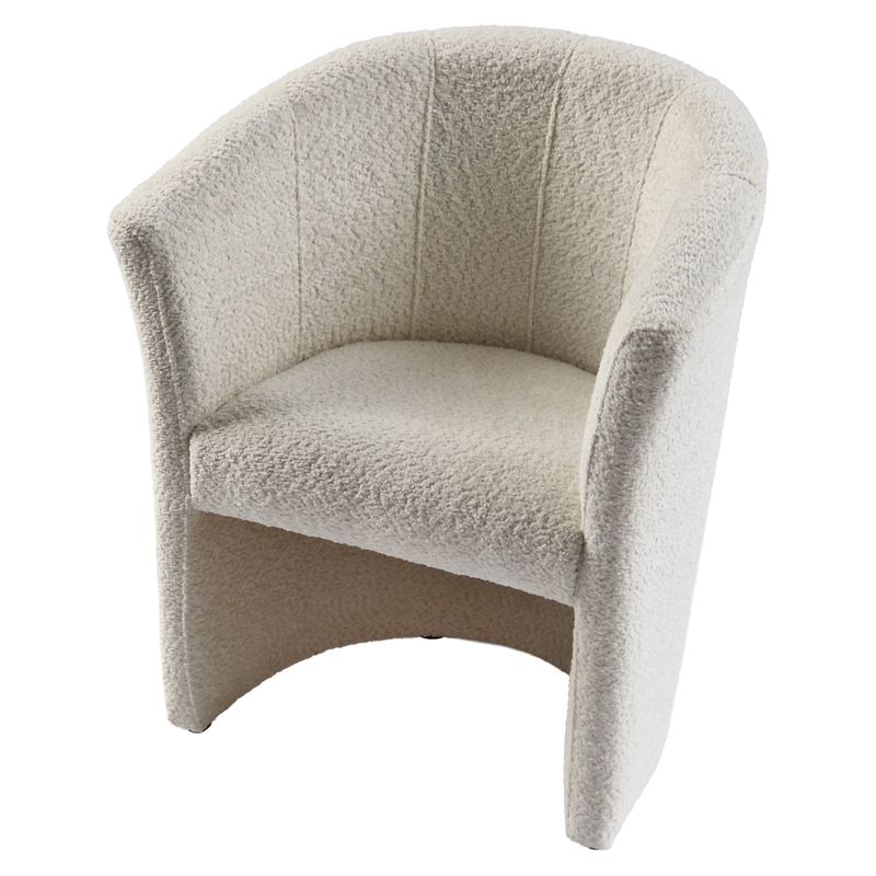 Kreslo klubové, smotanová látka Coral, CUBA