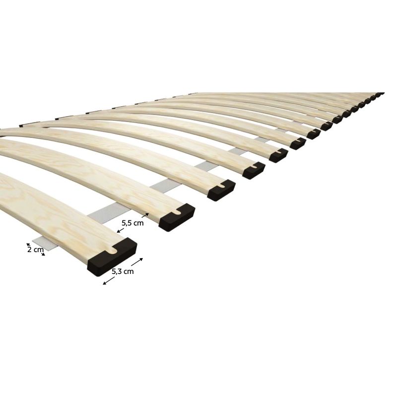 Rolovaný rošt, 200x200cm, lamelový, BREZO