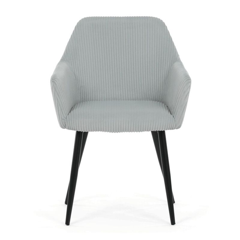 Jedálenská stolička, modrá, menčestrová látka, DCH-V4009 BLUE6