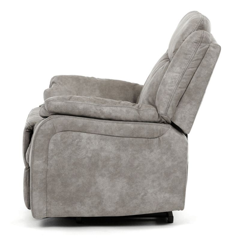 Polohovacie kreslo, elektrické, sivá látka vintage, TV-Q8668 GREY3