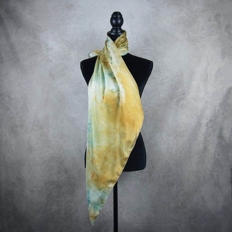 Hodvábna šatka VZOR_30, 85x 85cm, elegantný originál
