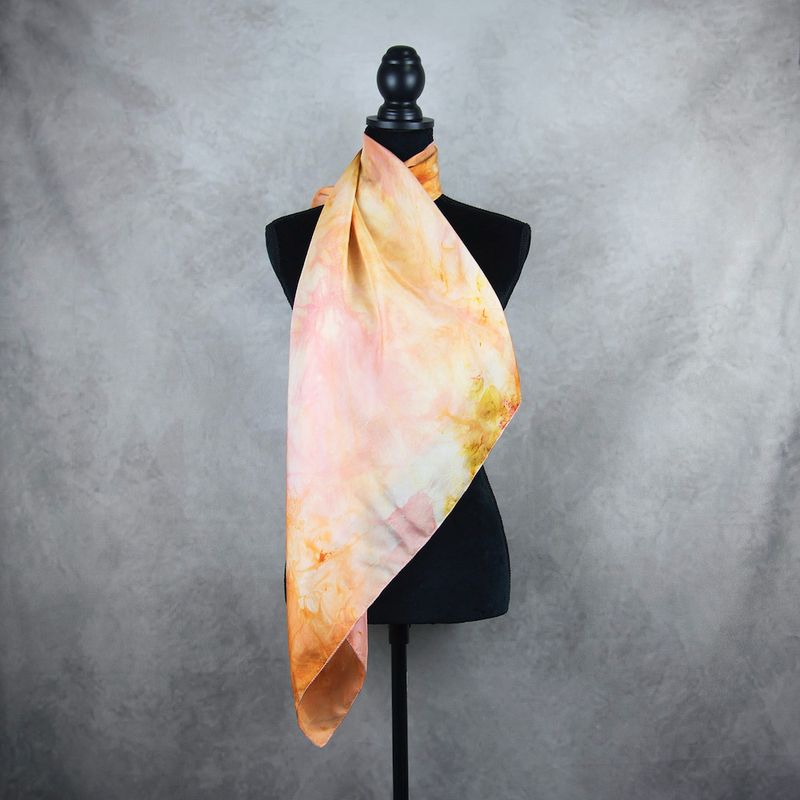 Hodvábna šatka VZOR_41, 85x 85cm, elegantný originál