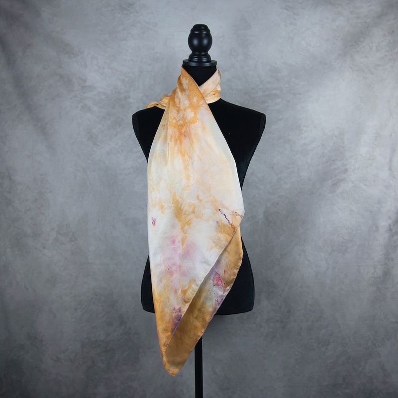 Hodvábna šatka VZOR_52, 85 x 90cm, Made in Slovakia