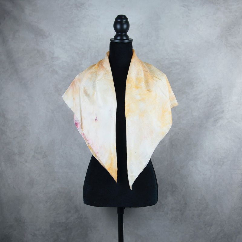 Hodvábna šatka VZOR_53, 85 x 90cm, Made in Slovakia