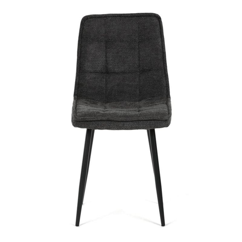 Jedálenská stolička, sivá, látka, CT-G2048 GREY2
