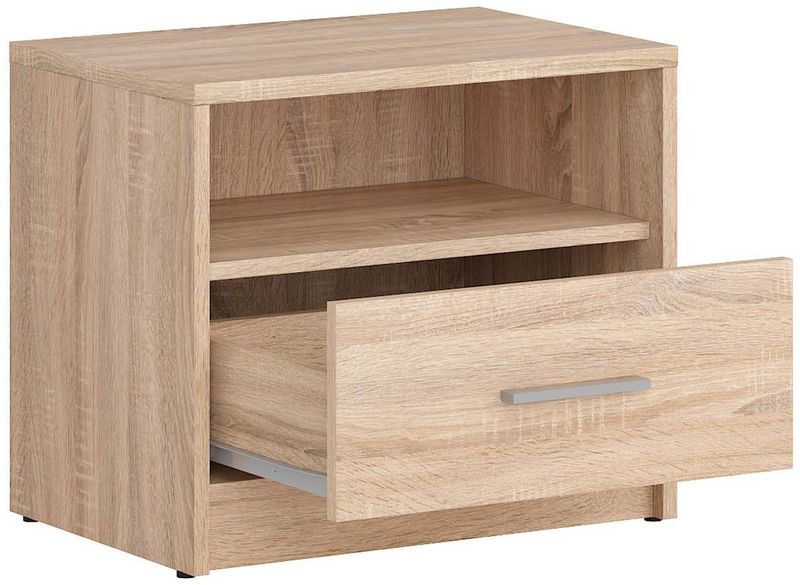 Nočný stolík, 49cm, dub sonoma, NEPO PLUS KOM1S