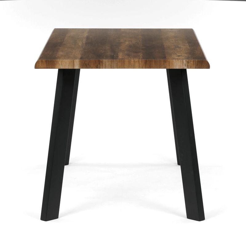 Jedálenský stôl 140x80cm, MDF, kov, old wood, HT-F4514 OLW