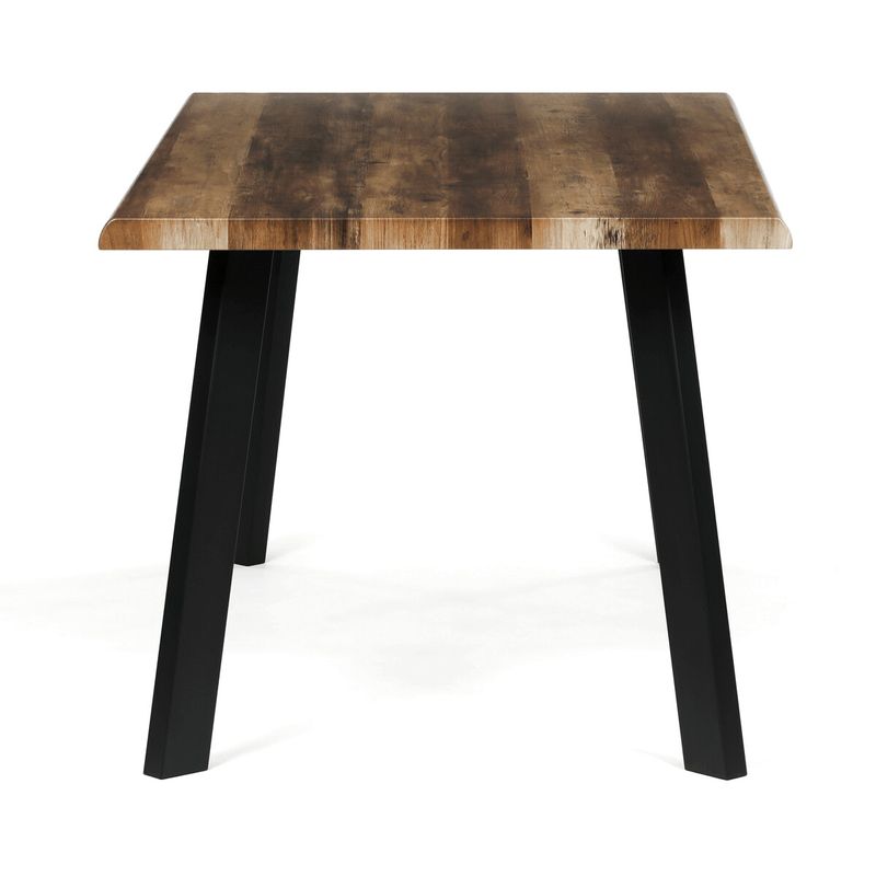 Jedálenský stôl 160x90cm, MDF, kov, old wood, HT-F4516 OLW