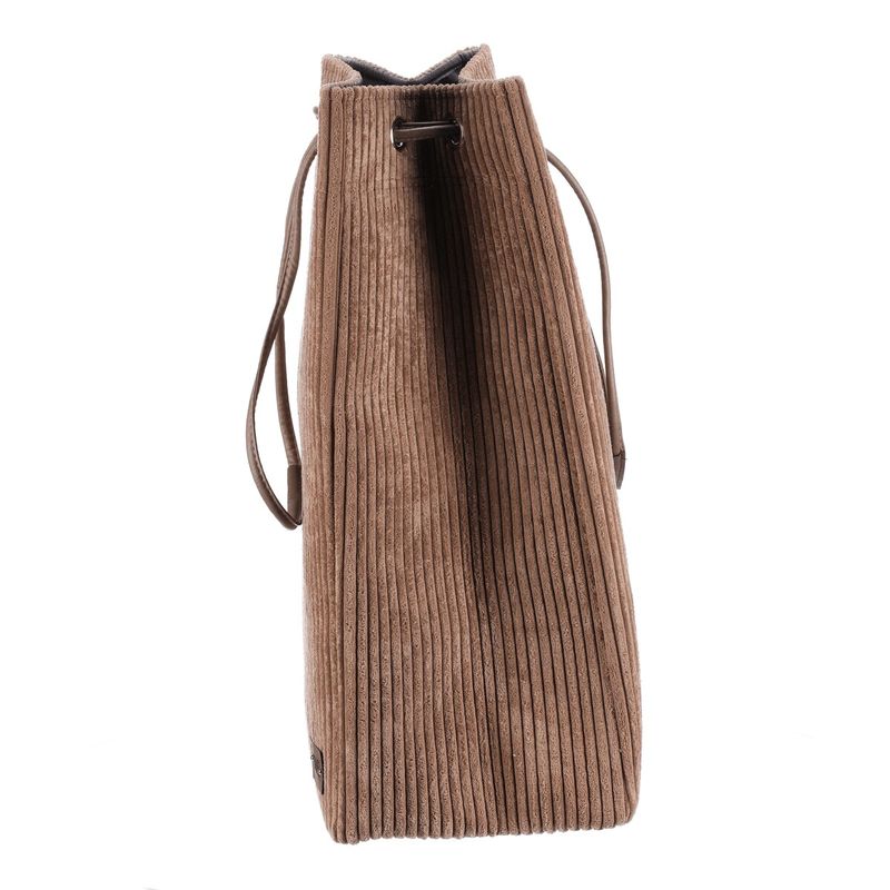 Kôš práčovný, menčester, sťahovací, hnedá farba, DT3015 BRN
