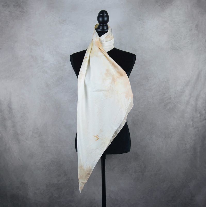 Hodvábna šatka VZOR_76, 85x90cm, Made in Slovakia
