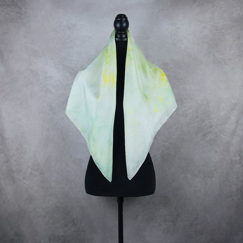 Hodvábna šatka VZOR_78, 90x90cm, Made in Slovakia