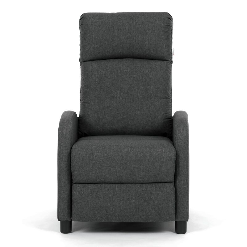 Polohovacie kreslo, sivá látka, 130 kg, TV-W3397 GREY2