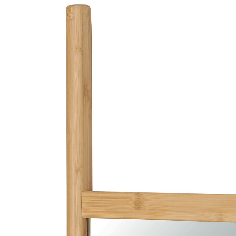 Nástenné zrkadlo, 40x180cm, bambus, prírodné, AZR-B028 NAT