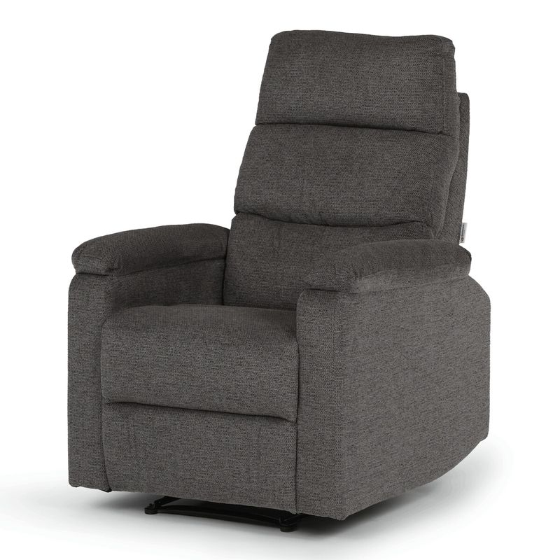 Sedacia súprava, polohovacia, sivá, látka, ASD-C5980 GREY2