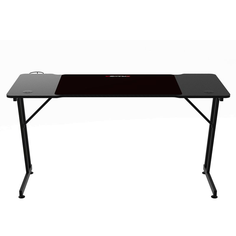 Herný stôl 140x60cm, melamín, carbon, LT-H1104 BK