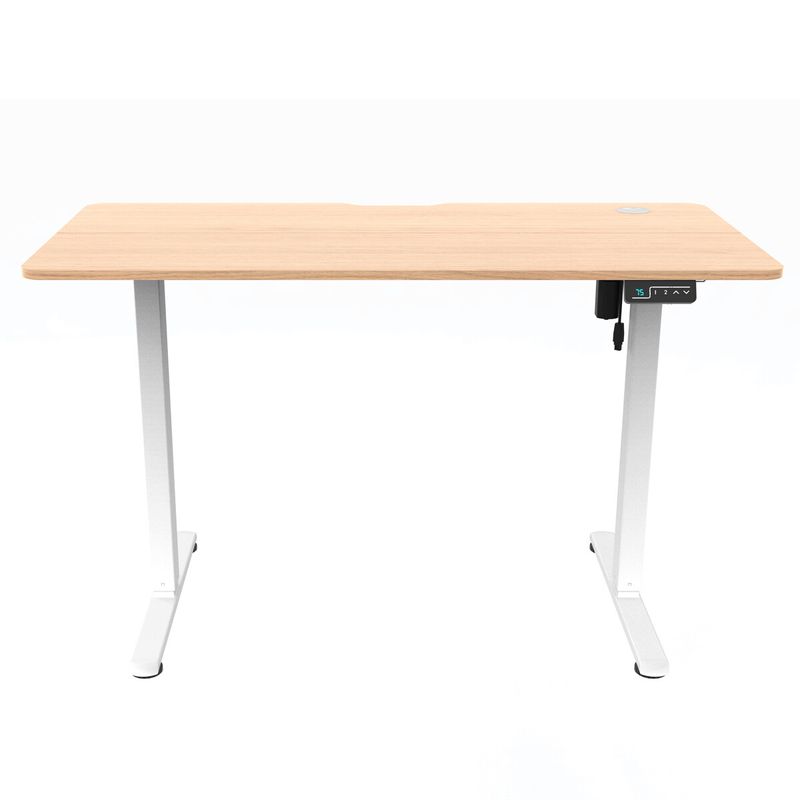 Ergonomický stôl s plynulou reguláciou výšky 120x60cm, melamín, dub, LT-H2210 OAK