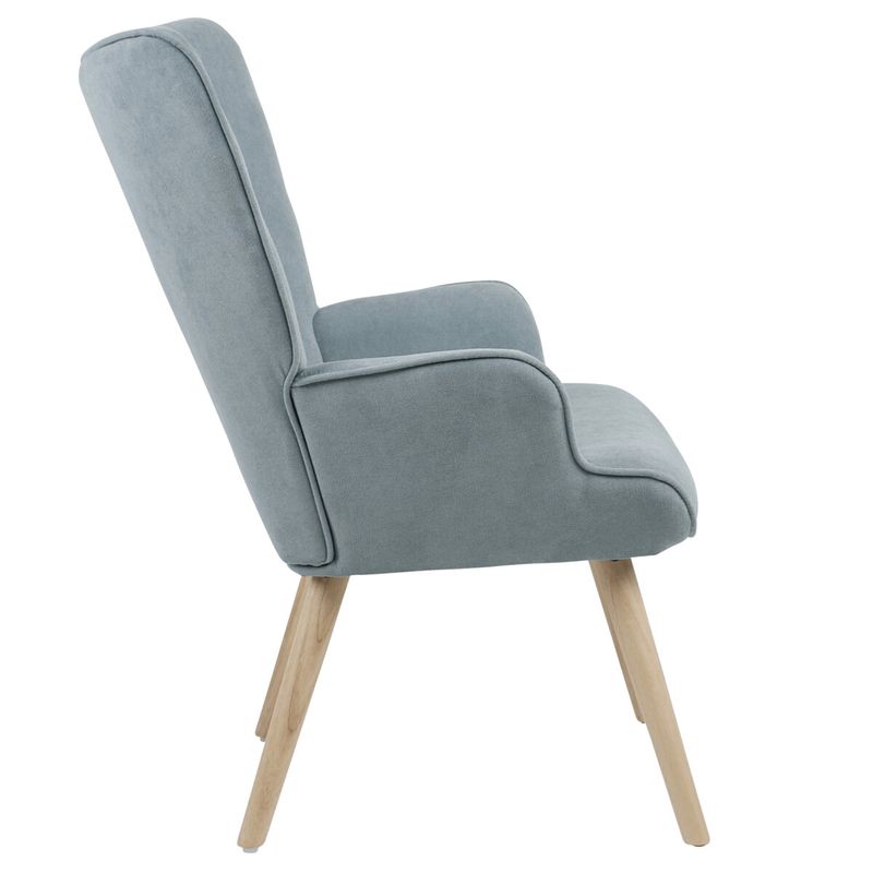 Relaxačné kreslo, modrá látka, AK-301 BLUE2