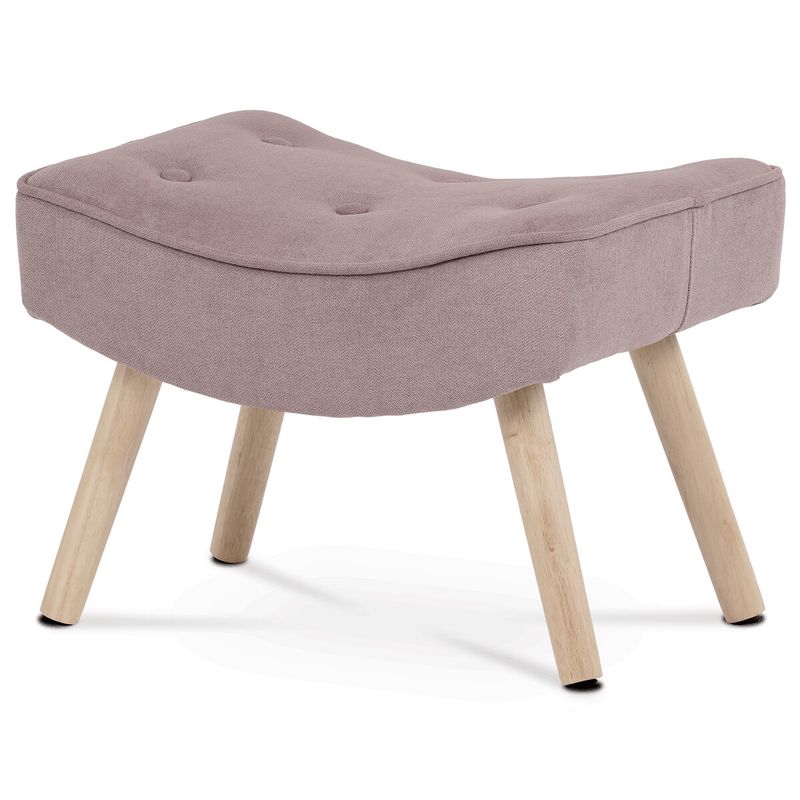 Podnožka, 52cm, ružová látka, AK-301P PINK2