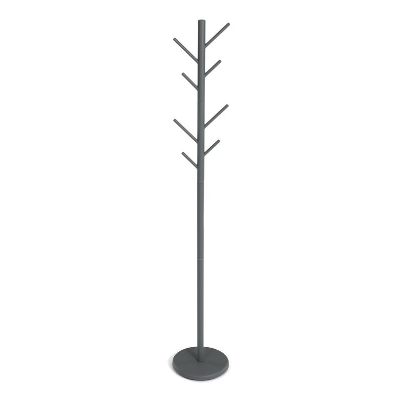 Stojanový vešiak, 179cm, kov sivý, 80001-44 GREY