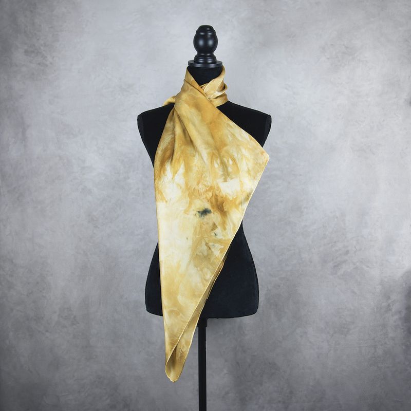 Luxusná hodvábna šatka LIMITED_329, Vyrobená na Slovensku, 90 x 90cm